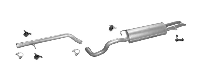 Auspuff für  SEAT TOLEDO II / SKODA OCTAVIA I 1.9 TDi Auspuffanlage