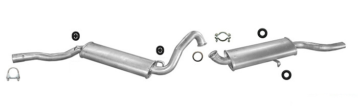 Auspuff AUDI 80 90 (B2 B3) 1.6 1.8 1.9 2.0 2.2 2.3 1979-1988 Auspuffanlage