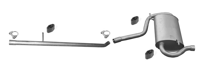 Auspuff für DACIA DUSTER 1.5 dCI 8V 4X4 Auspuffanlage