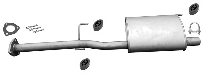 Mittelschalldämpfer für CHEVROLET CAPTIVA OPEL ANTARA 2.4 4x4 Auspuff Mitteltopf