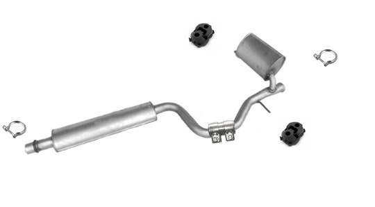 Mittelschalldämpfer für PEUGEOT 607 3.0 bis 10.2004 Auspuffanlage
