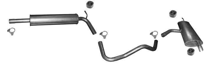 Auspuff für VW GOLF VII 1.0 TSI auch Sportsvan Auspuffanlage