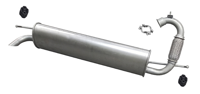 Endschalldämpfer für Renault Twingo III 0.9 TCe 90/110 Smart Fortwo Forfour 0.9