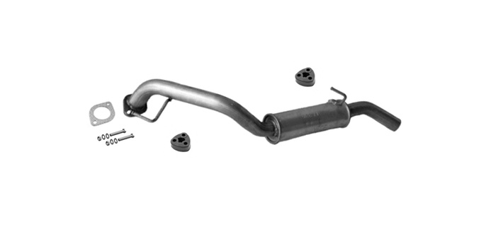 Endschalldämpfer für OPEL FRONTERA B 2.2i 136PS 4x4 SWB Auspuff Endtopf