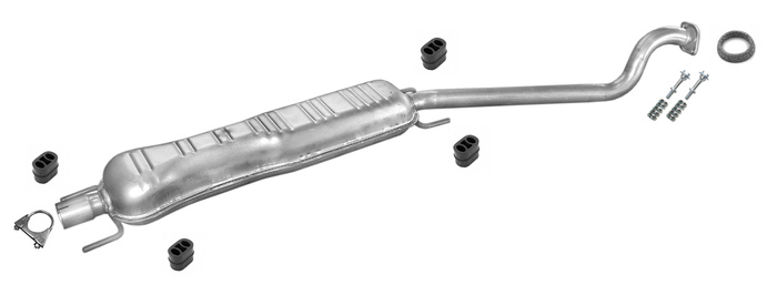 Mittelschalldämpfer für OPEL ASTRA G 2.0 Di DTi  1998-2004  Auspuff Mitteltopf