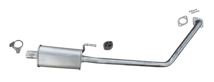 Mittelschalldämpfer für OPEL KARL 1.0 2015-2019 Auspuff