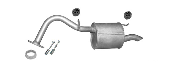 Endschalldämpfer TOYOTA YARIS 1.0 12V MADE IN FRANCE! 2005-2012 Auspuff