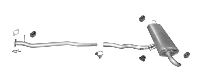 Auspuff für NISSAN QASHQAI I 1.6 dCi 2WD 4WD 10.2011-12.2013 Auspuffanlage