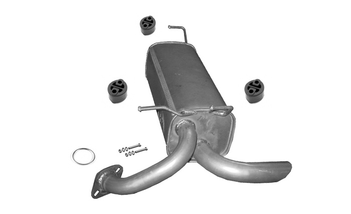 Endschalldämpfer für NISSAN JUKE 1.6 DIG-T 4x4 ab 2010 Auspuff