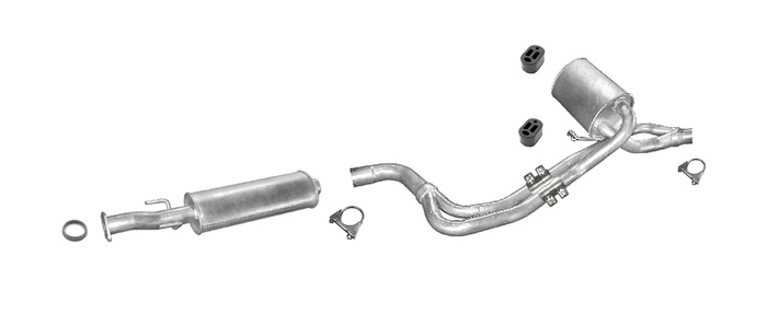 Auspuff für PEUGEOT 605 3.0 167PS 1989-09.1999 Auspuffanlage