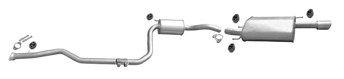 Auspuff FORD PUMA 1.6 1.7 Auspuffanlage