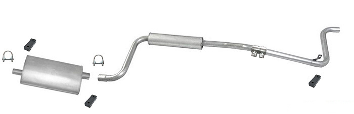 Auspuff CHRYSLER GRAND VOYAGER (GS) 3.3 V6 1990-2095 LWB-Lang Auspuffanlage