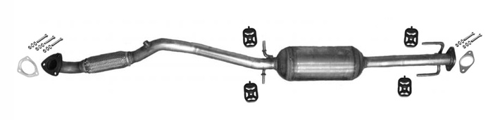 DPF für OPEL ASTRA J (P10) 1.7 CDTi auch GTC Kombi Stufenheck Auspuff