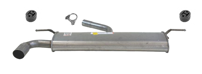 Endschalldämpfer für VW GOLF VII 1.0 1.2 TSI auch Sportsvan mit E-Prüfzeichen