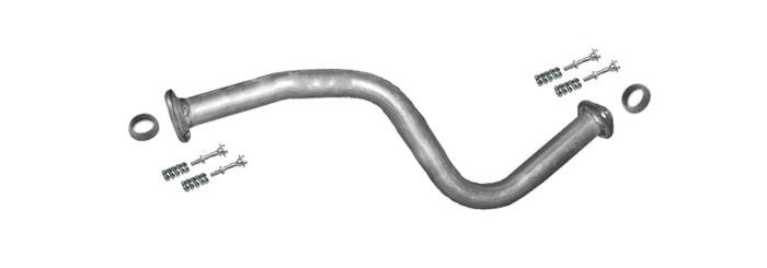 Rohr Vorne für OPEL AGILA B SUZUKI SPLASH 1.2 Auch LPG Auspuff