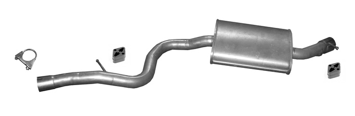 Endschalldämpfer für BMW 3 E90 E91 316 318 320 d auch xDrive 2007-2012 Auspuff