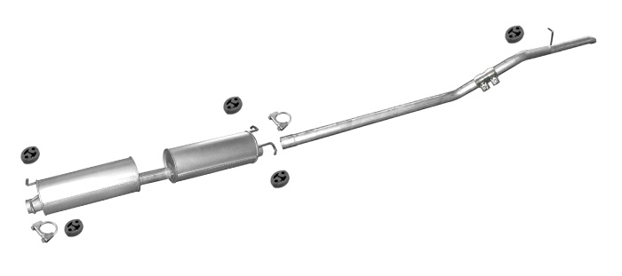 Auspuff FORD TRANIST 2.4 TDi Di TDE TDCi LWB-3750mm 2000-2006 Auspuffanlage