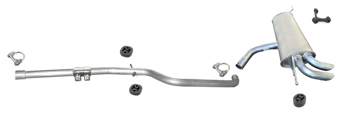 Auspuff VW GOLF PLUS 2.0 TDI 140PS 2004-2008 mit DPF Auspuffanlage