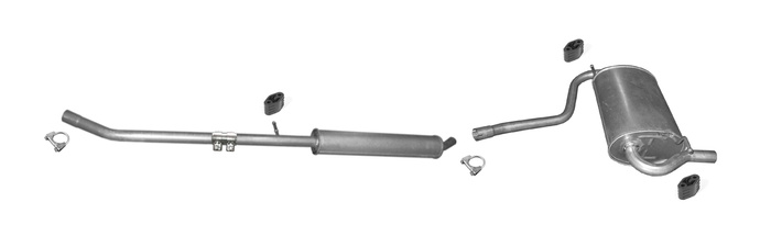 Auspuff für DACIA DUSTER 1.6 16V 4WD 4x4 ab 2010 Auspuffanlage