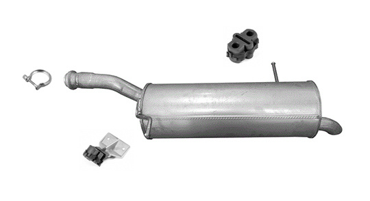 Endschalldämpfer für Citroen C4 PICASSO 1.6 Auspuff Endtopf