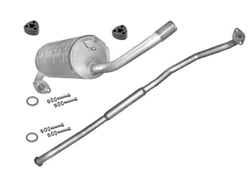 Auspuff TOYOTA RAV 4 I 2.0 5-Türen 1994-09.1997 auch Cabrio Auspuffanlage