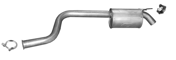 Endschalldämpfer für Renault ESPACE IV 1.9 dCi Grand Espace Auspuff Endtopf