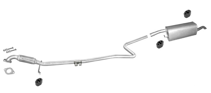 Auspuff FORD FUSION 1.25 1.4 16V Auspuffanlage