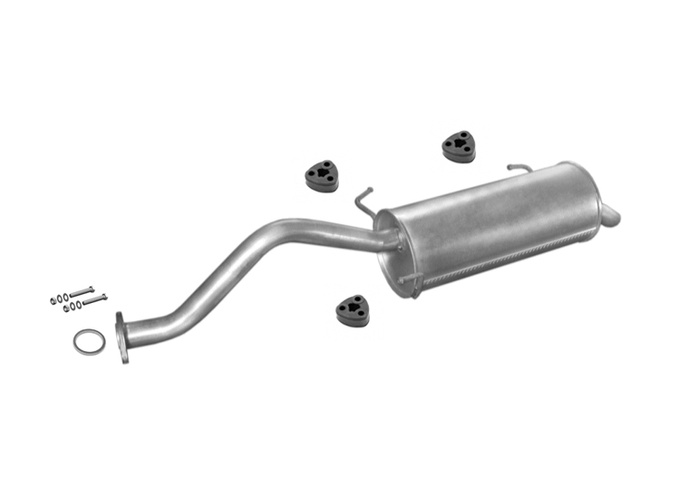 Endschalldämpfer für TOYOTA PREVIA 2.4 16V BUS 132PS 1996-1999 Auspuffanlage