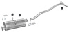 Auspuff für KIA K2700 (SD) 2.7D Auspuffanlage