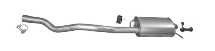Endschalldämpfer für VW TRANSPORTER V (T5) 2.0 115PS Ab 2003 Auspuff