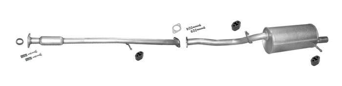 Auspuff SUBARU FORESTER SF 2.0 SUBARU IMPREZA 2.0 1995-2002 Auspuffanlage