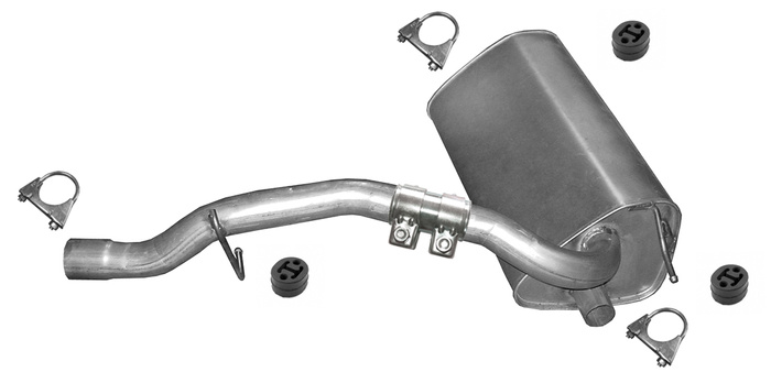 Endschalldämpfer für FORD KUGA  2.0 2.5i 4x4 bis 2012 Auspuff Endtopf