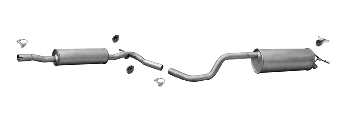 Auspuff für SKODA ROOMSTER / ROOMSTER Praktik 1.2 TSI 1.6 LPG 1.6 Auspuffanlage