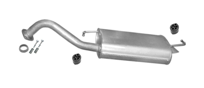 Endschalldämpfer für TOYOTA COROLLA 1.4 2.0 D4d / 1.4 1.6 VVT-i 01-07 Auspuff