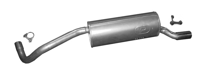 Endschalldämpfer für SEAT IBIZA IV & VW POLO V 1.2 TSi 66KW 81KW 14-17 Auspuff