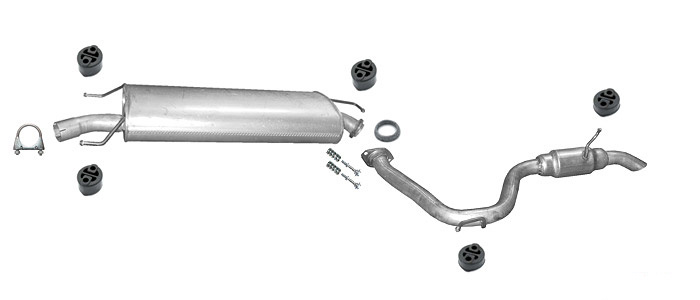 Auspuff TOYOTA RAV 4 III 2.2 TD D-4D LWB 5-Türen Auspuffanlage