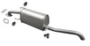 Endschalldämpfer für CHEVROLET AVEO (T250, T255) 1.4 Stufenheck Auspuff Endtopf