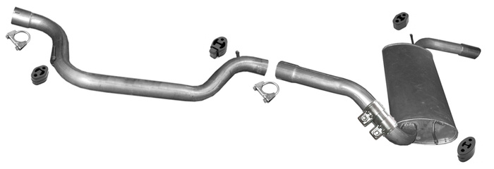 Auspuff für FORD FOCUS III 2.0 TDCi 2011-2016 Kombi Auspuffanlage