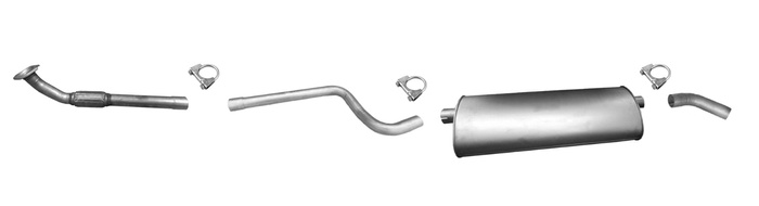 Auspuff für RENAULT MASCOTT 2.8 dCi ab 1998 Auspuffanlage