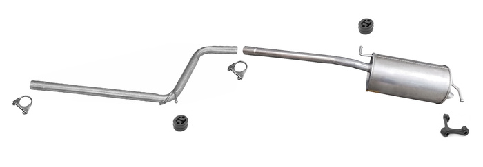 Auspuff für VW CADDY III 1.2 TSi SWB 2010-2015 Auspuffanlage