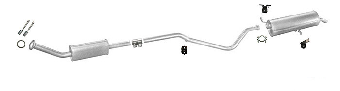 Auspuff CITROEN C4 I 1.6 16V 2001-2008 Auspuffanlage