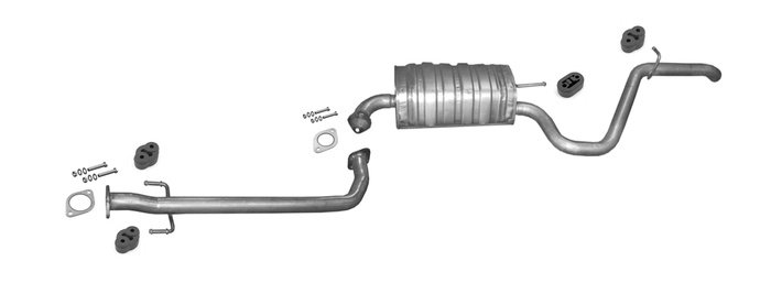 Auspuff für HYUNDAI I30 I 1.6 CRDi Kombi für mit DPF Auspuffanlage