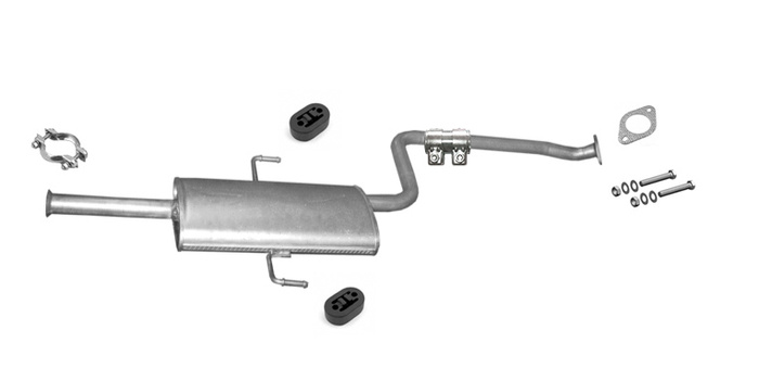 Mittelschalldämpfer für HYUNDAI MATRIX, ELANTRA, LAVITA 1.6 1.8 16V Auspuff
