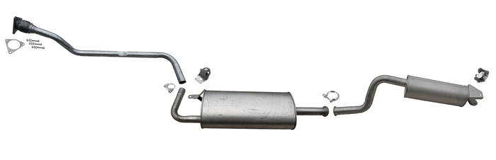 Auspuff für RENAULT ESPACE 4 IV 2.0 & 2.0 Turbo Auspuffanlage