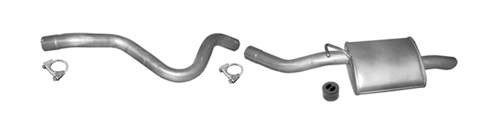 Auspuff für LAND ROVER DISCOVERY MKI 3.5 und 4.0 4x4 Auspuffanlage