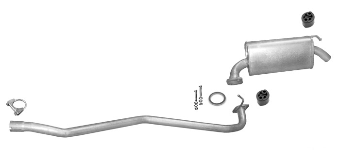 Auspuff MAZDA 6 (GG, GY) 1.8 2.0 16V 2.0 Di MZR-CD Auspuffanlage