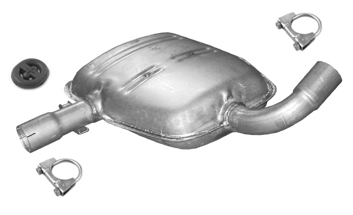 Mittelschalldämpfer SEAT TOLEDO VW GOLF 1.8 16V 125/129/139 PS 86-91 Auspuff