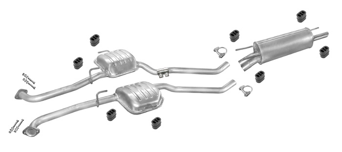 Auspuff OPEL OMEGA B 2.5 2.6 V6 Stufenheck Auspuffanlage