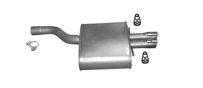 Endschalldämpfer für BMW 5 E60 E61 3.0D 535d 272PS 2004-2010 Auspuff