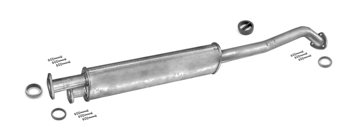 Mittelschalldämpfer für BMW 3er E21 (320/6) 2.0 90KW 1977-1982 Auspuff